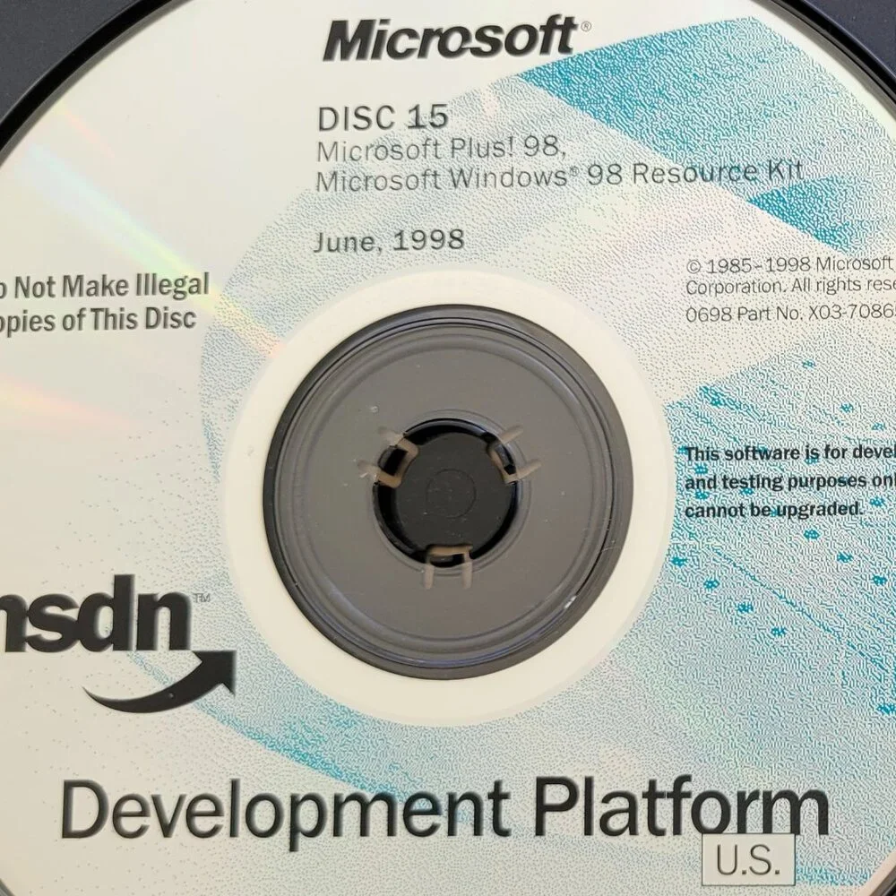 Vintage - Microsoft Plus 98 & Windows 98 Resource Kit, 1998